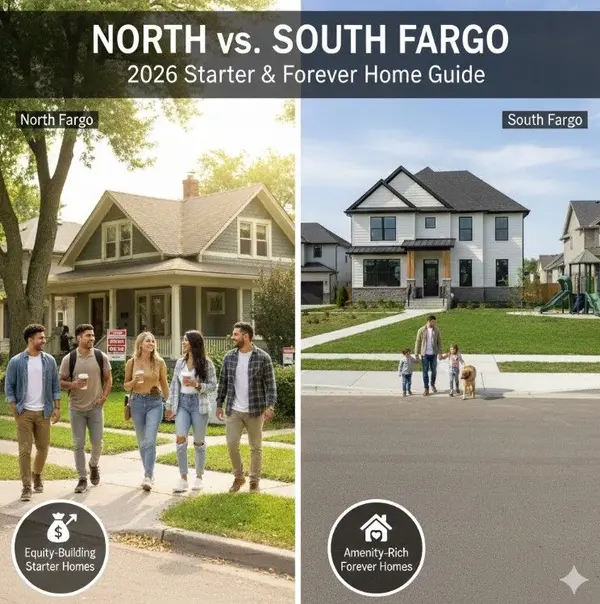 2026 Location Strategy: North Fargo Starters vs. South Fargo Forever Homes